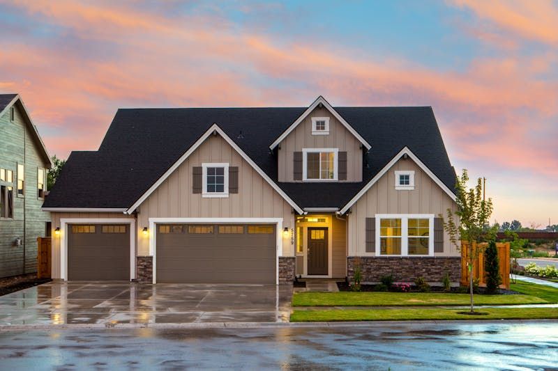 Neighborhood in Cockeysville, Maryland