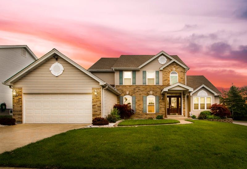 Residential area in Severn, Maryland